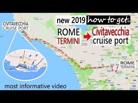 Video: Roma ve Civitavecchia Limanı