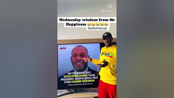 Mr Happiness narrates how Dr Martin Opoku Prempeh(NAPO) disrespected DR KWAME NKRUMAH