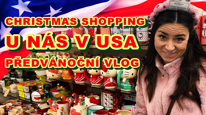 Blíží se Vánoce, a zase nákupy 🇺🇸🇨🇿 U nás v USA 🇺🇸🇨🇿