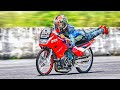 CRAZY 2 Stroke Motorbike Festival in Thailand! Drag Race + Bike Show + Models + Rave