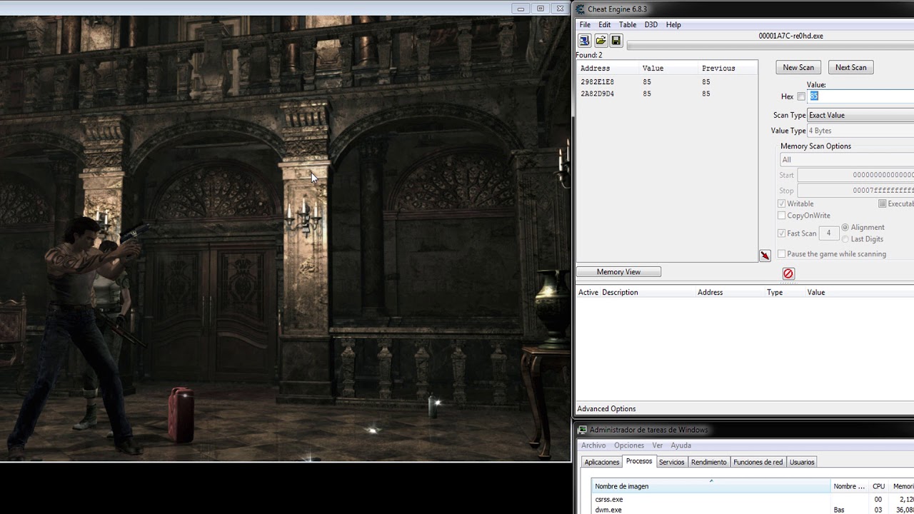 How To Make Infinite Ammo In Resident Evil Zero Hd Remaster With Cheat Engine Youtube