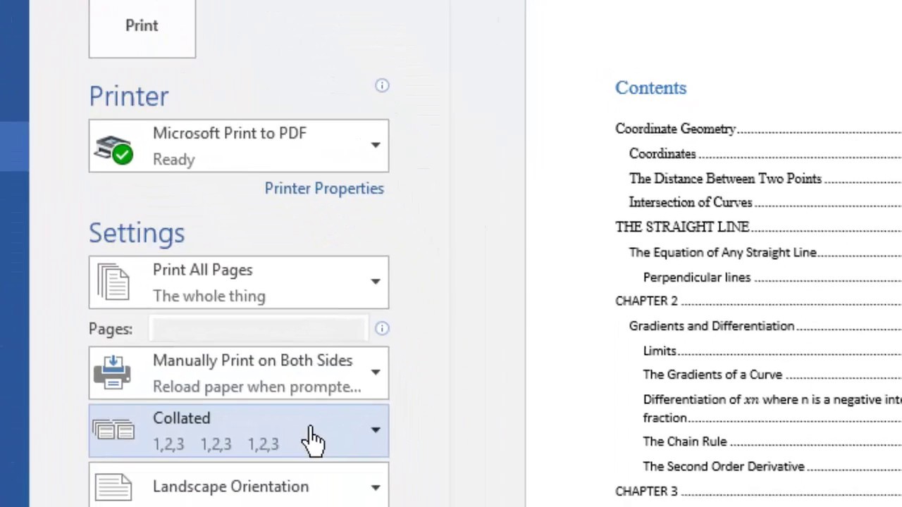 how-to-print-a-foldable-booklet-in-ms-word-2016-youtube