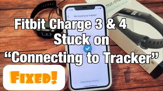 fitbit charge 3 connecting to tracker