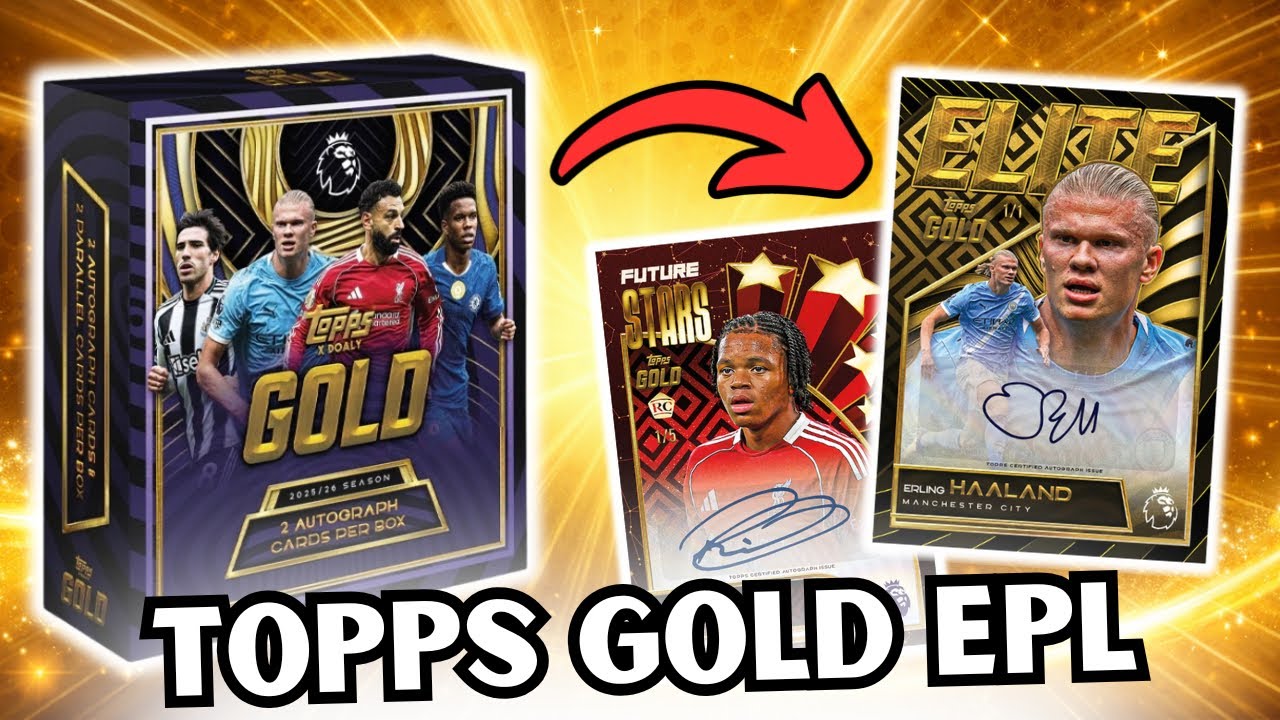 Opening Topps Gold Premier League 2026! TWO AUTO