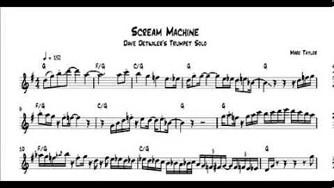 Dave Detwiler - Scream Machine Trumpet Solo