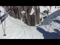 How not to ski corbets couloir 2017 Jackson Hole Wyoming