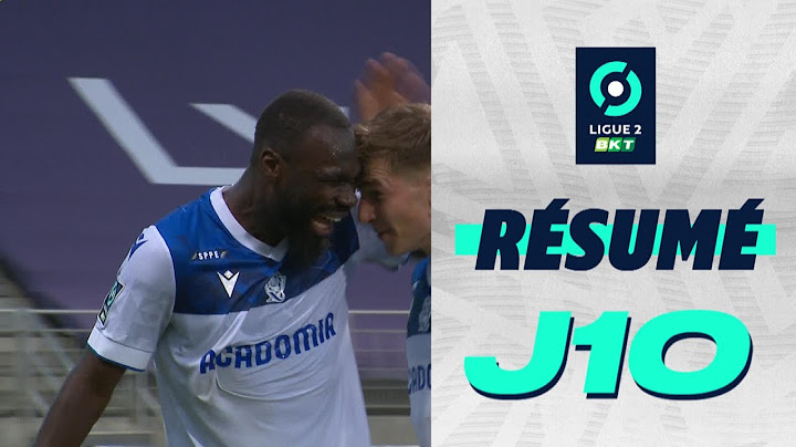 Résumé 10ème journée - Ligue 2 BKT / 2023-2024