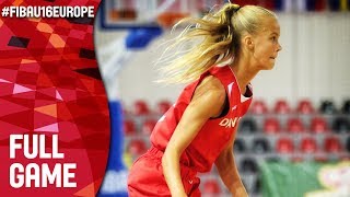 Great Britain v Denmark - Full Game - FIBA U16 Women's European Championship 2017