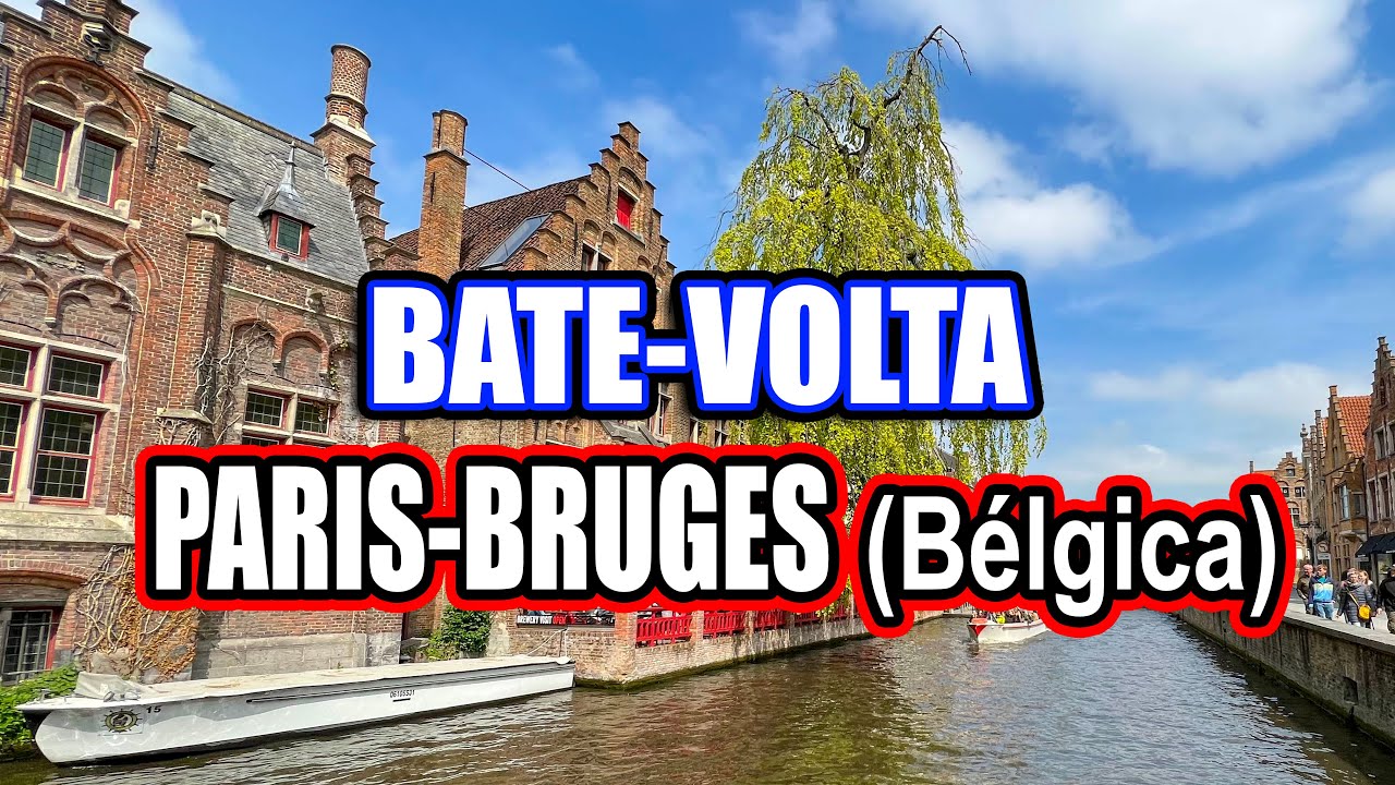 BATE VOLTA PARIS BRUGES (BÉLGICA), OPÇÕES DE CARRO E TREM. #batevolta #paris #bruges #andredegrossi