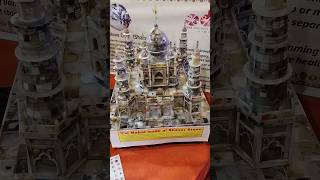 Taj Mahal made of Shazar Stone 🪨 #shorts #tajmahal #ytshorts #viral #tradefair #viralshorts #agra