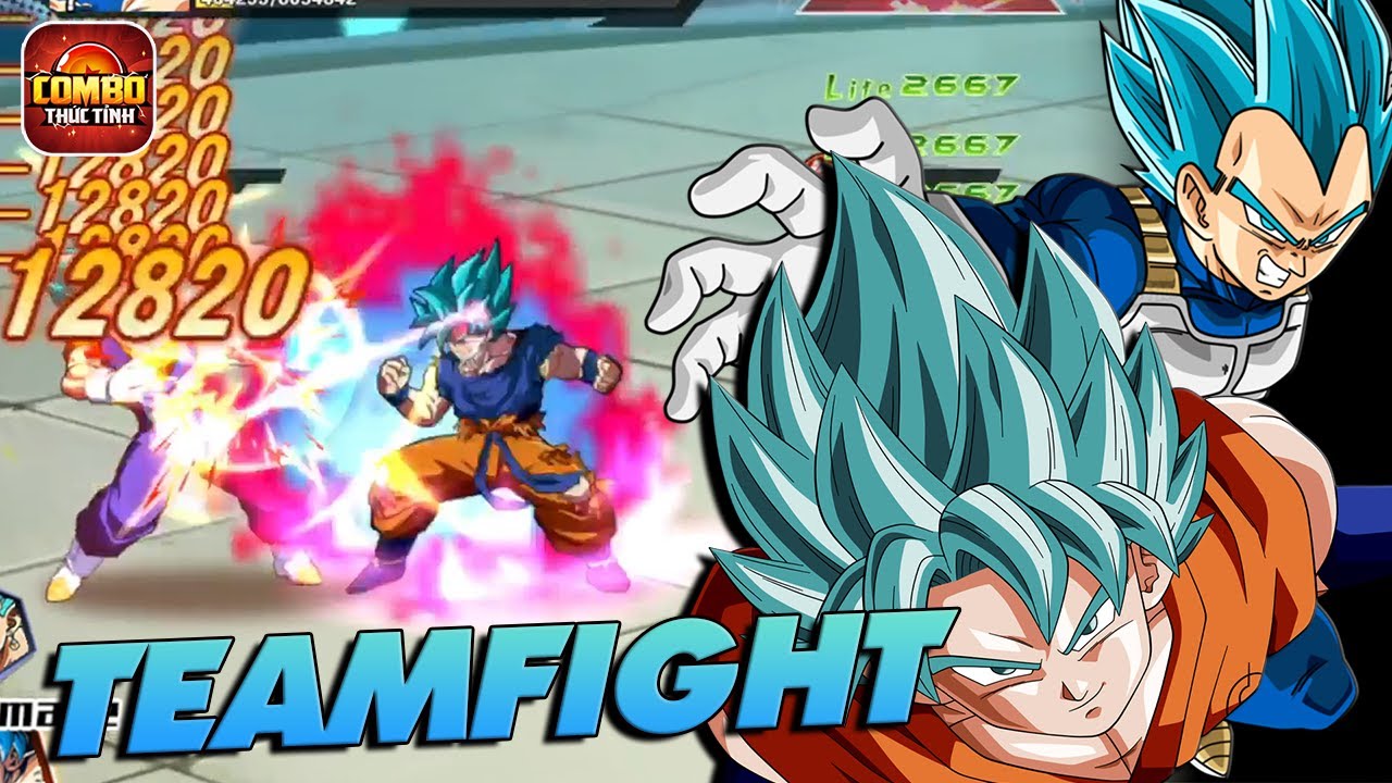 【Teamfight】GOKU & VEGETA BLUE – Sức Mạnh Cặp Đôi Song Sát SSGSS!║Combo Thức Tỉnh║DTPuu 374