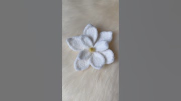 Needle Felting Flower Tutorial Magnolia