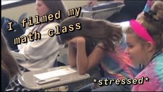 I filmed my math class for an hour... then edited it
