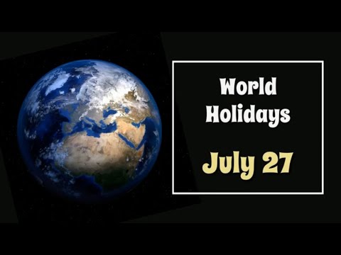 Video: What Religious Holidays Are Celebrated On July 27