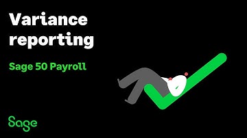 Sage 50 Payroll (UK) - Variance reporting