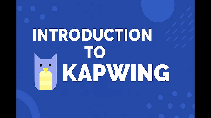 INTRODUCTION TO KAPWING