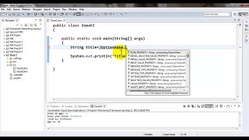 Java Tutorial - Accepting input via GUI Input Dialog