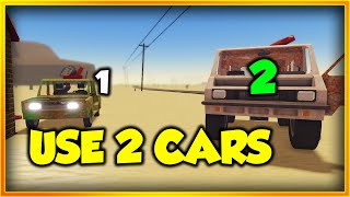 HOW TO USE 2 CARS AT ONCE(HARD!) IN A DUSTY TRIP(Russian subtitles) | ROBLOX