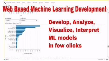 H2O Flow - Web Based Machine Learning Development