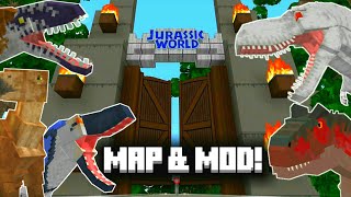 Jurassic World Map and Addon for Minecraft Pocket Edition! screenshot 1