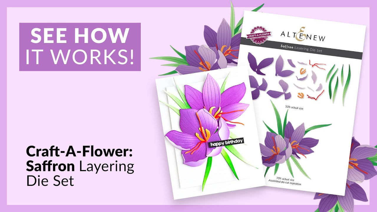 Craft-A-Flower: Saffron Layering Die Set