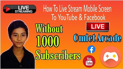 How To Live Stream On YouTube Using Omlet Arcade In Tamil // Live Stream Without 1000 Subscribers!!