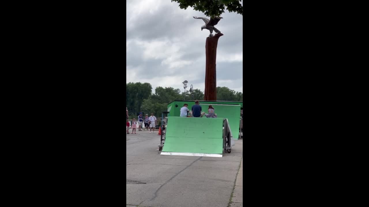 WATCH: BMX Stunt Show at Riverfest 2022