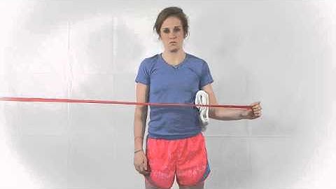 Standing External Rotation with Resistance Band