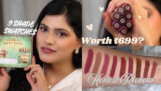 Love Earth Soft Tint Deep Lipsticks Review | All 9 Shades Swatched + Honest Review screenshot 1