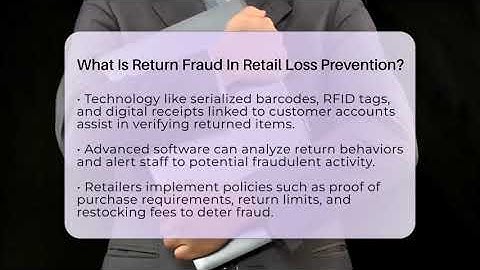 What Is Return Fraud In Retail Loss Prevention? - SecurityFirstCorp.com