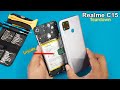 Realme C15 Disassembly |  How to open Realme C15 & C12 Back Panel | Disconnect Battery & Fingerprint