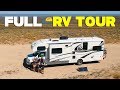 Updated RV Tour - Full Time RV Family In A Class C RV - Let's Travel Family