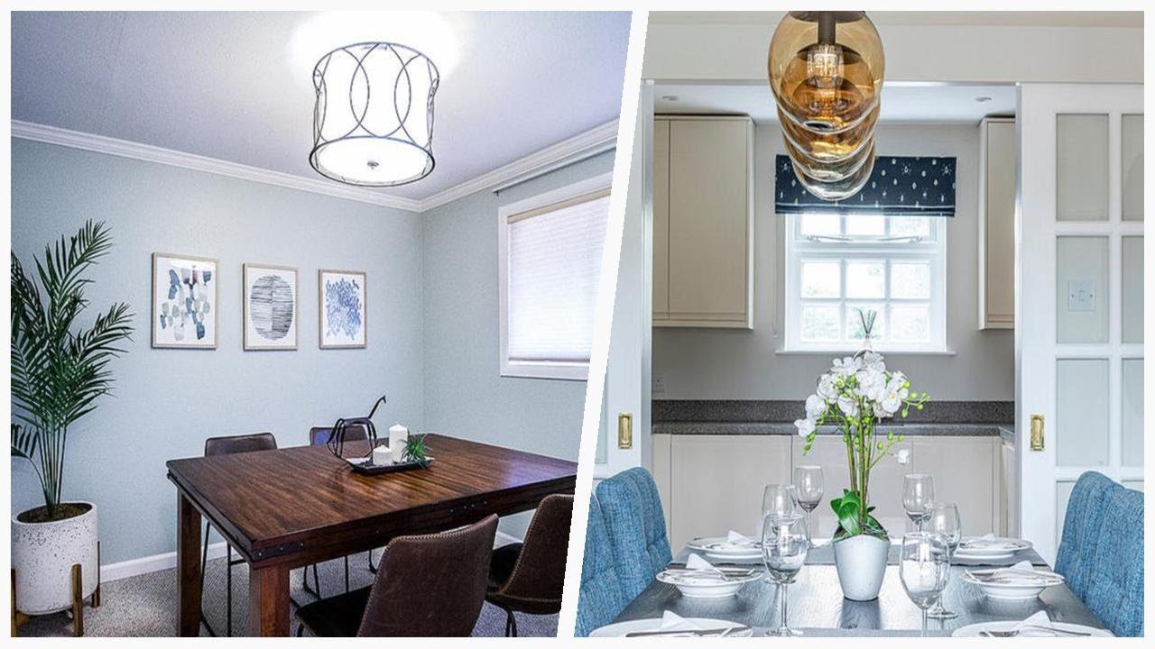 Photo inspiration: Fresh Look at 75 Small Blue Dining Room Design Ideas You Ll Love