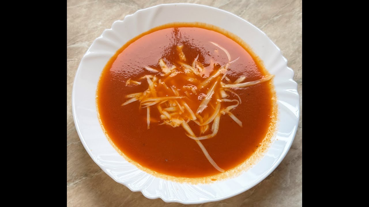 Paradajková polievka - retro recept