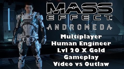 Mass Effect Andromeda Multiplayer Human Engineer Gold Gameplay