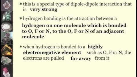 Chem 20 Unit A Intermolecular forces