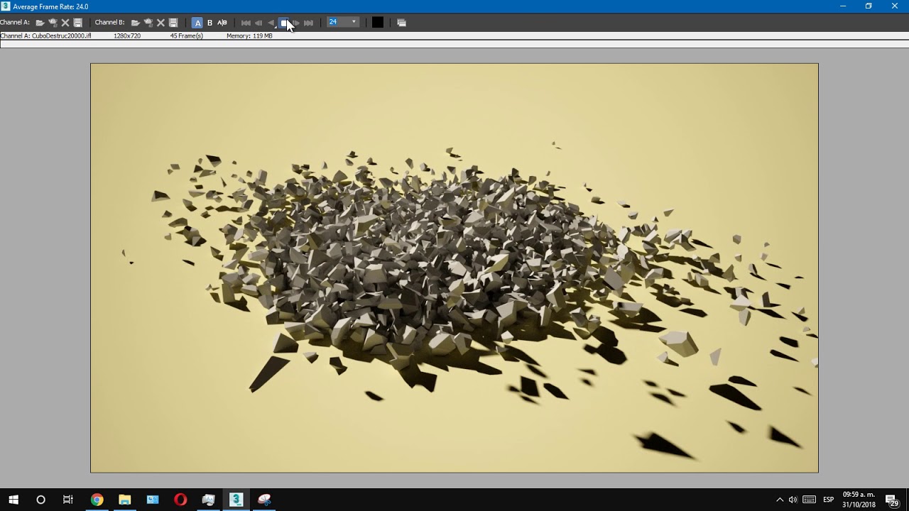 (Test) 3DsMax MAXScript + Nvidia PhysX [ FStormRender ] - YouTube