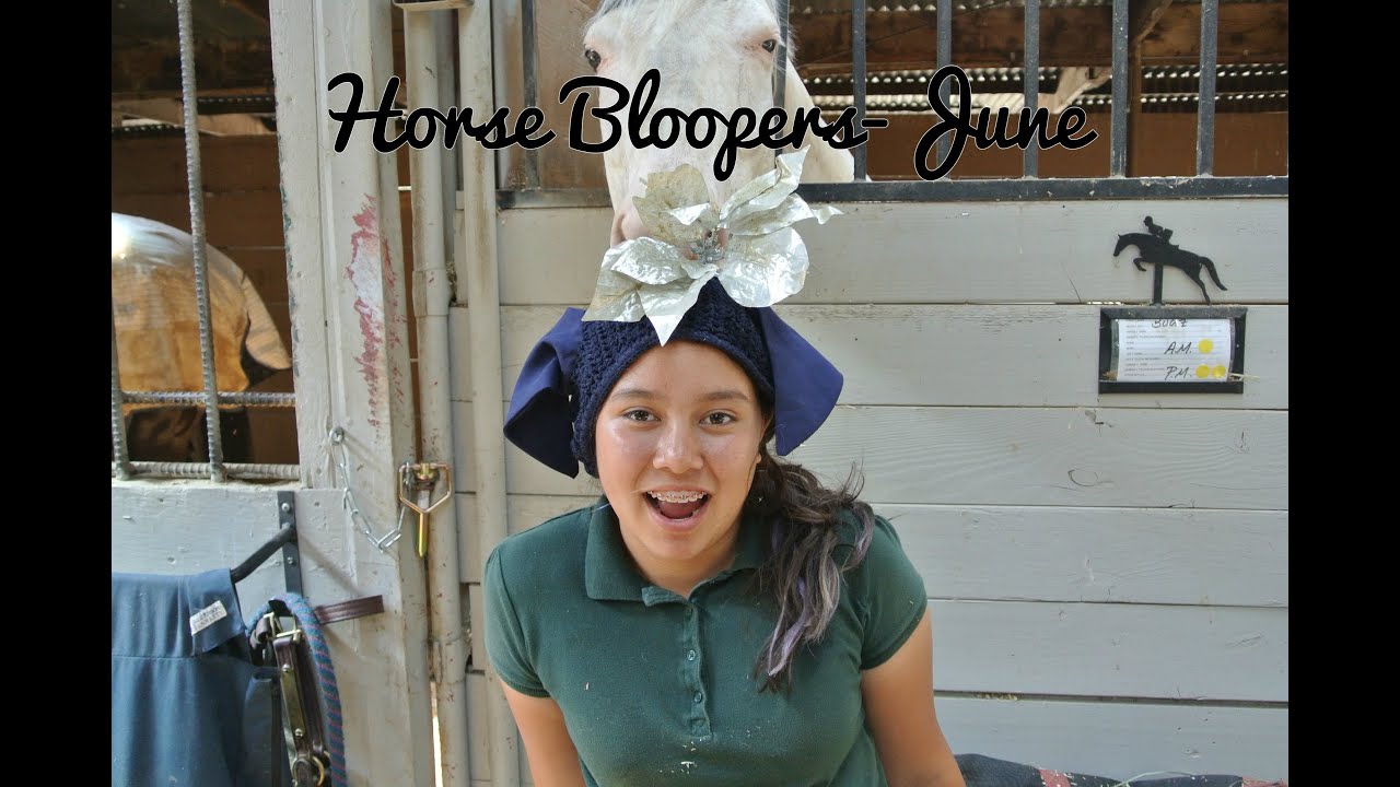 June Horse Bloopers!