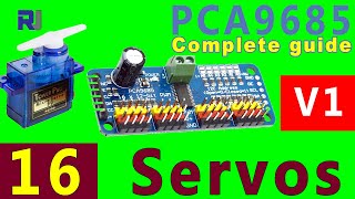 Complete guide to  PCA9685 16 channel Servo controller for Arduino with code Version of 5 ( V1) screenshot 5