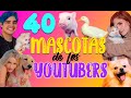 40 MASCOTAS DE YOUTUBERS ¿A cuántas de ellas conoces? - 52 Rankings