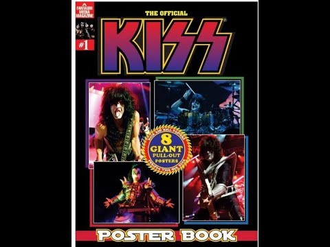 new KISS collectors Poster Book! - Kissing Candice debut (De)Generation video..