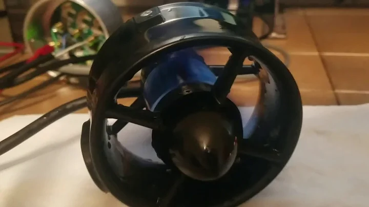 VESC 6 FOC software driving a Blue Robotics T200 thruster