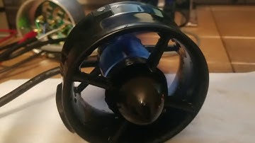 VESC 6 FOC software driving a Blue Robotics T200 thruster