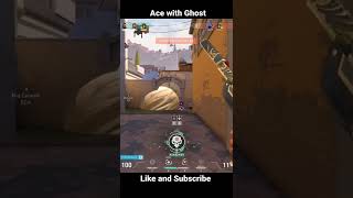 Ghost Ace!// Reyna 5k #shorts #valorantindia #valorant