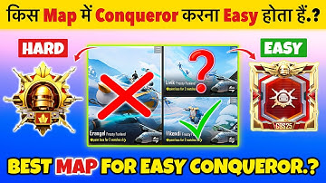 🧐WHICH IS THE BEST MAP FOR CONQUEROR PUSH⁉️| BGMI/PUBG 4.1 UPDATE CONQUEROR RANKPUSH TIPS & TRICKS✅ 