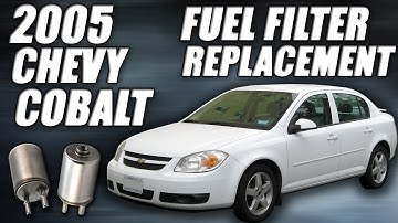 2005 Chevy Cobalt Fuel Filter Replacement [tutorial]