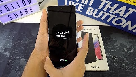 How to Force Turn OFF/Restart Galaxy A53 - Frozen Screen Fix