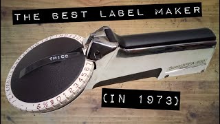 Scotch 3M Embossed Label Maker - The Cadillac of Labelers