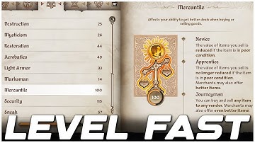Oblivion Remastered How to Level up Mercantile FAST (Tips and Tricks)