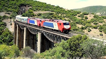 OSE IC 52 ADtranz 220 005 + 220 035 Kifaira Viaduct - 05.06.2016